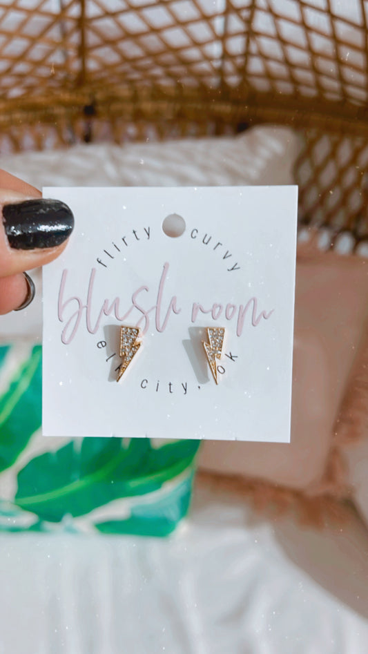Lightning Bolt Studs