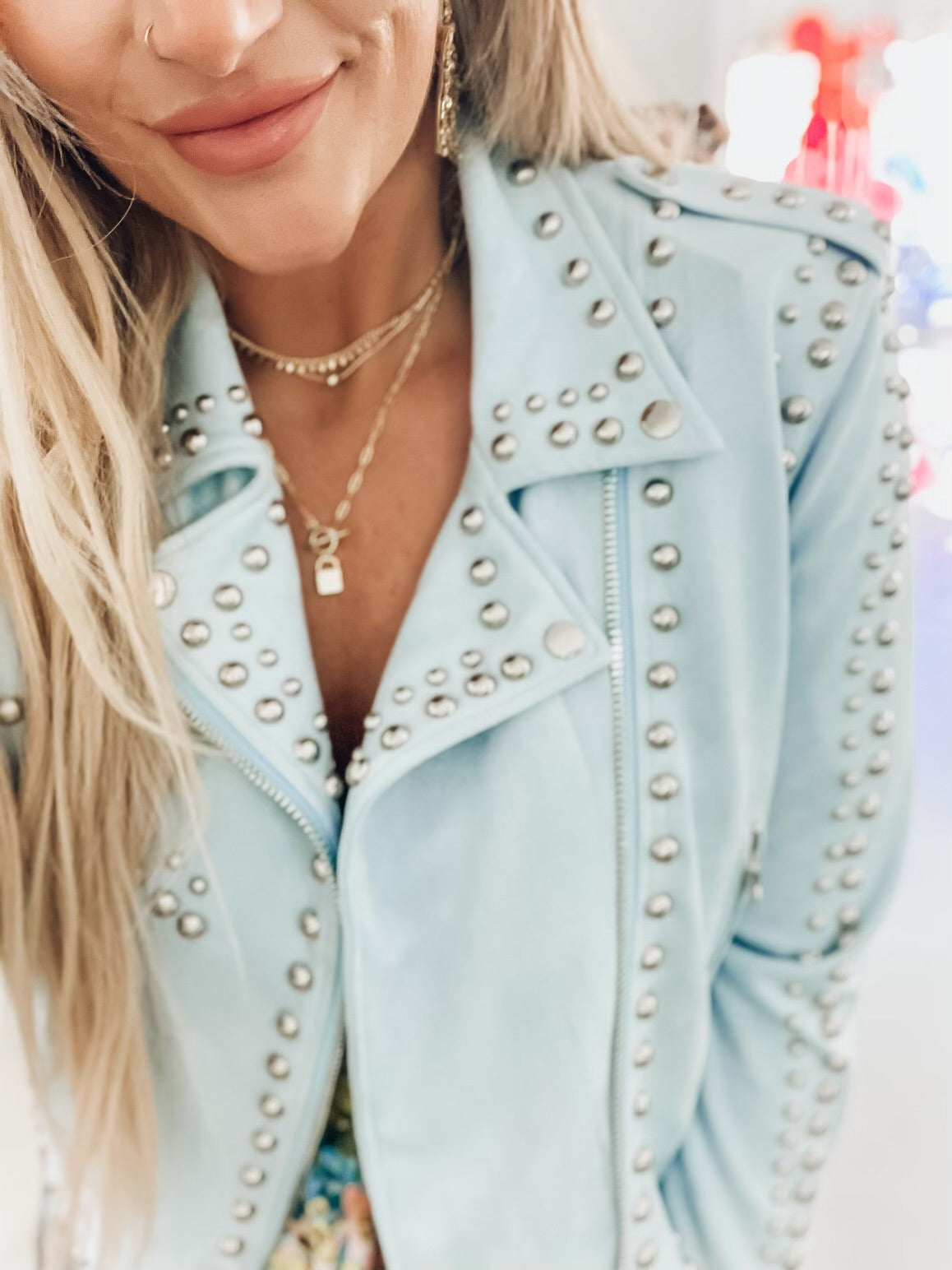 Mick Baby Blue Jacket