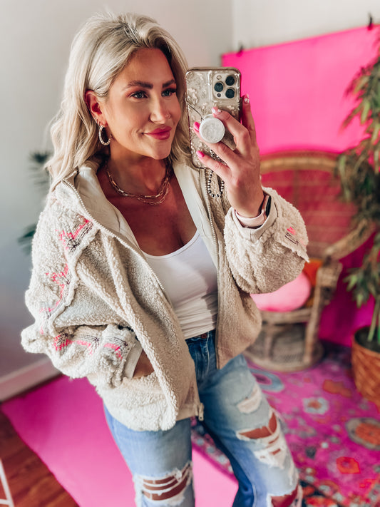 Teddy Love Fur Hoodie