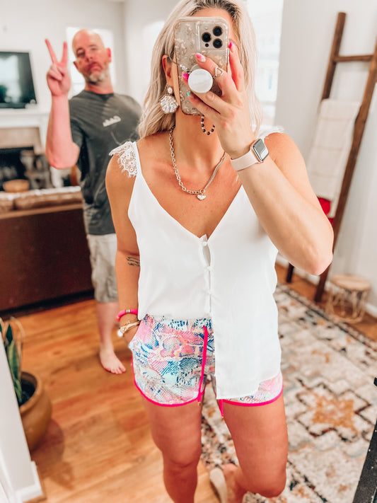 Salt & Sand Snakeskin Shorts