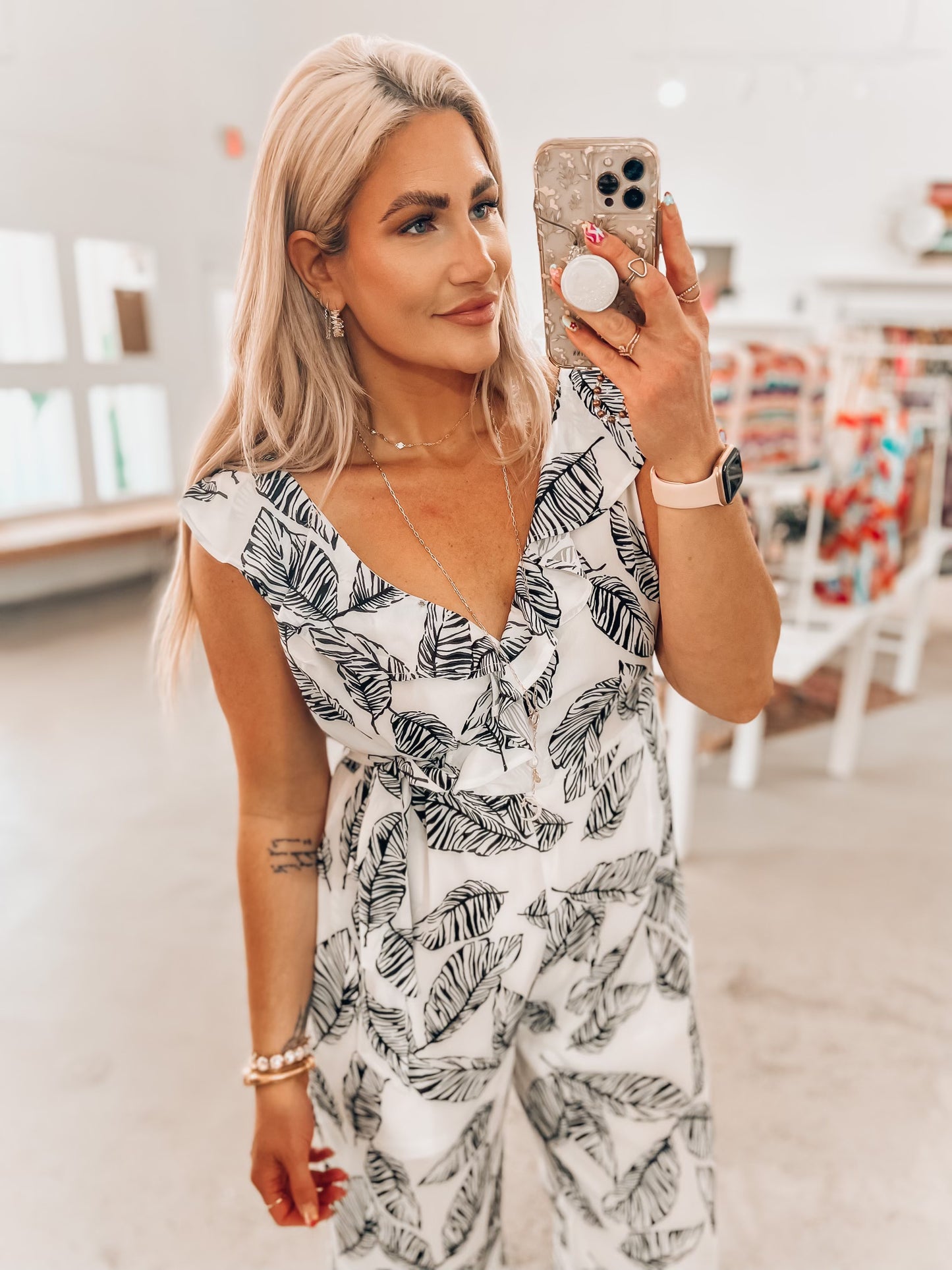Tropics Palm Jumpsuit