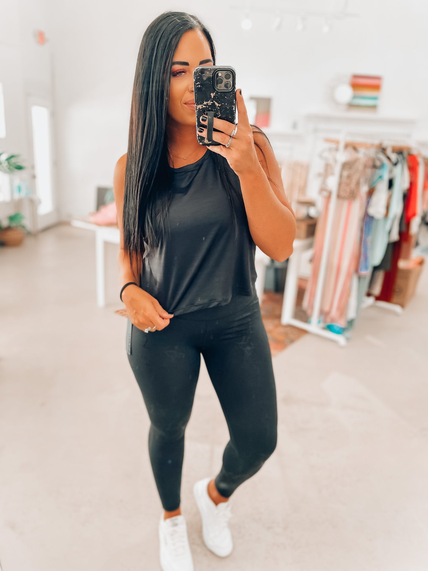 Zalina Racerback Crop Top