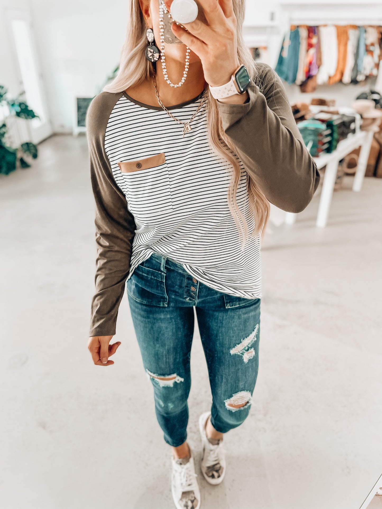 Levi Striped Top