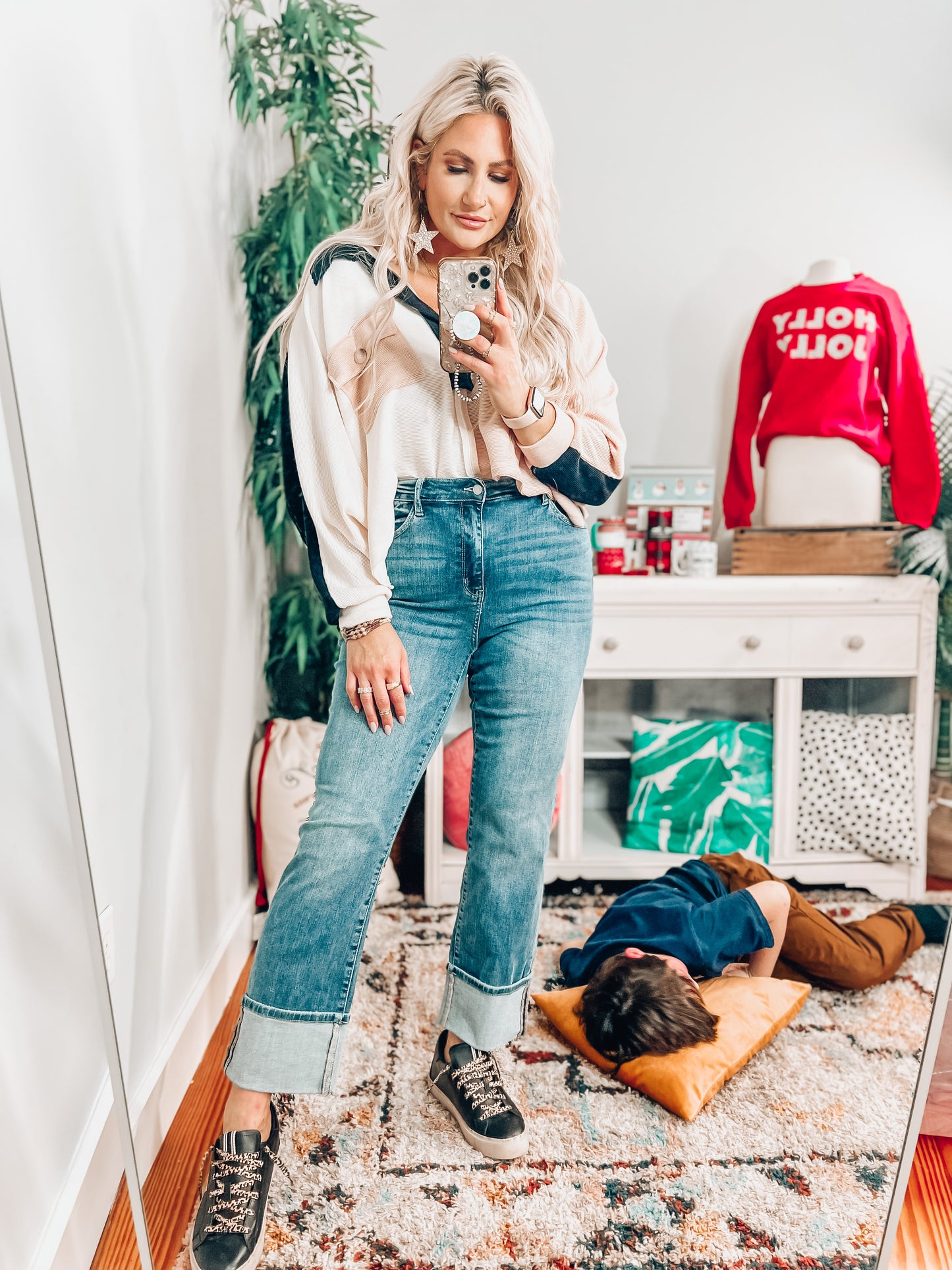 Andi Color Block Top