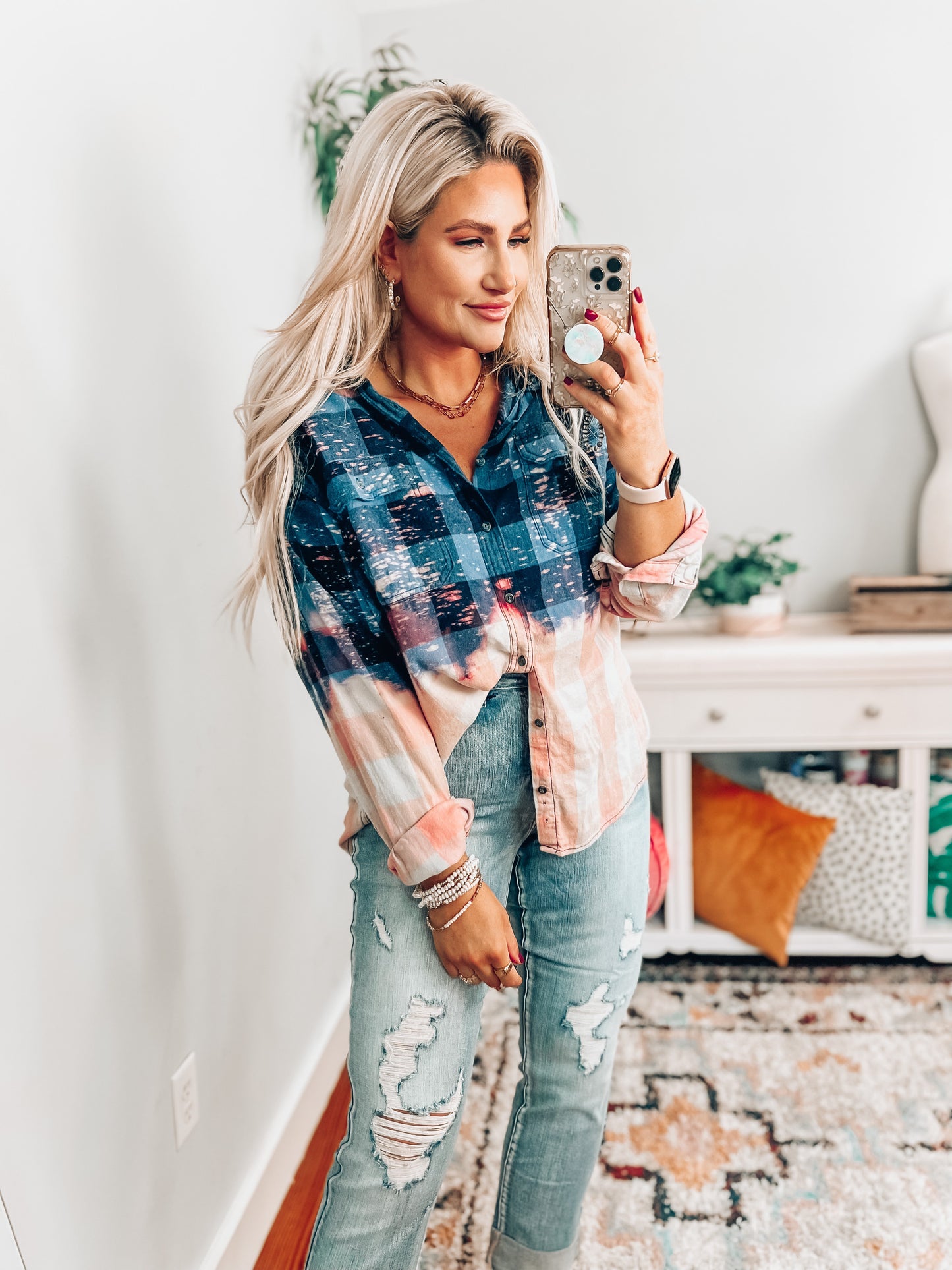Blue Moon Fall Flannel