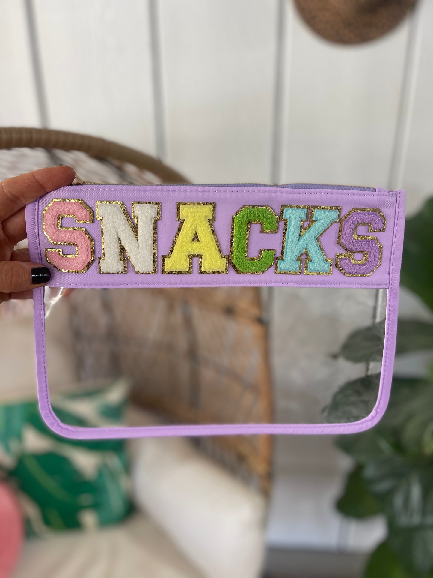Snacks Letter Pouch