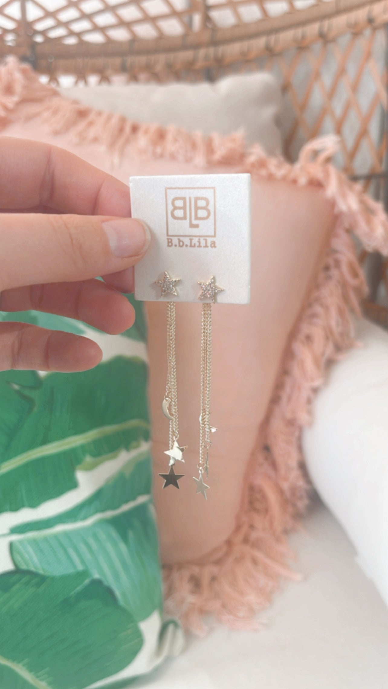 Star Tassel Earrings-Stars Fallin'