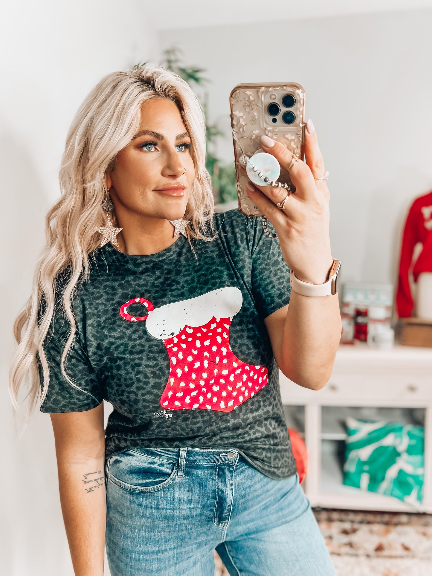 Spotted Stocking Tee