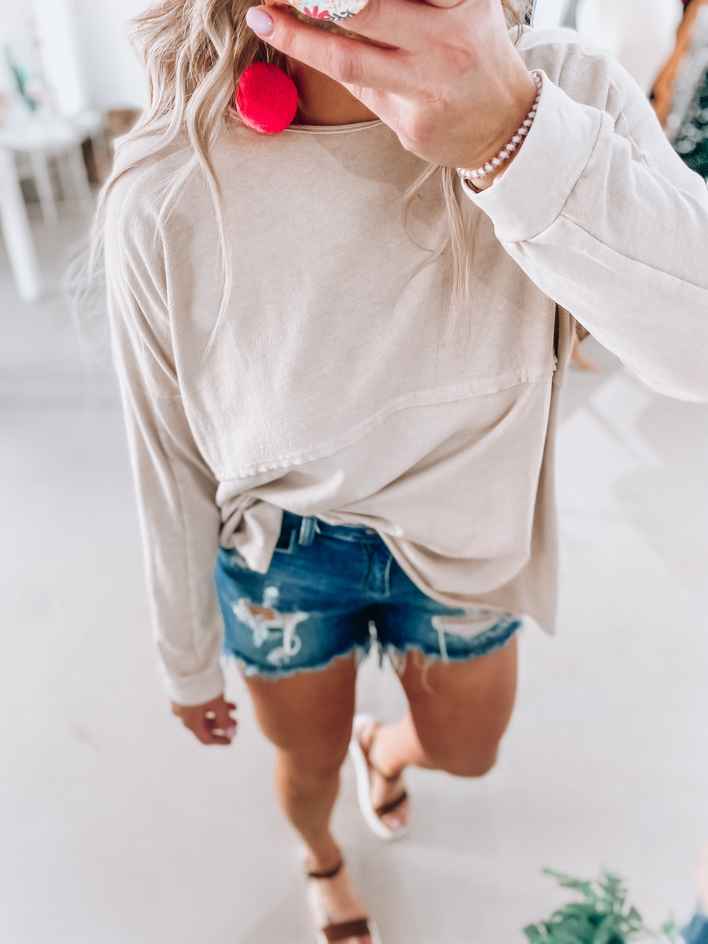 Madelyn Split Hem Top
