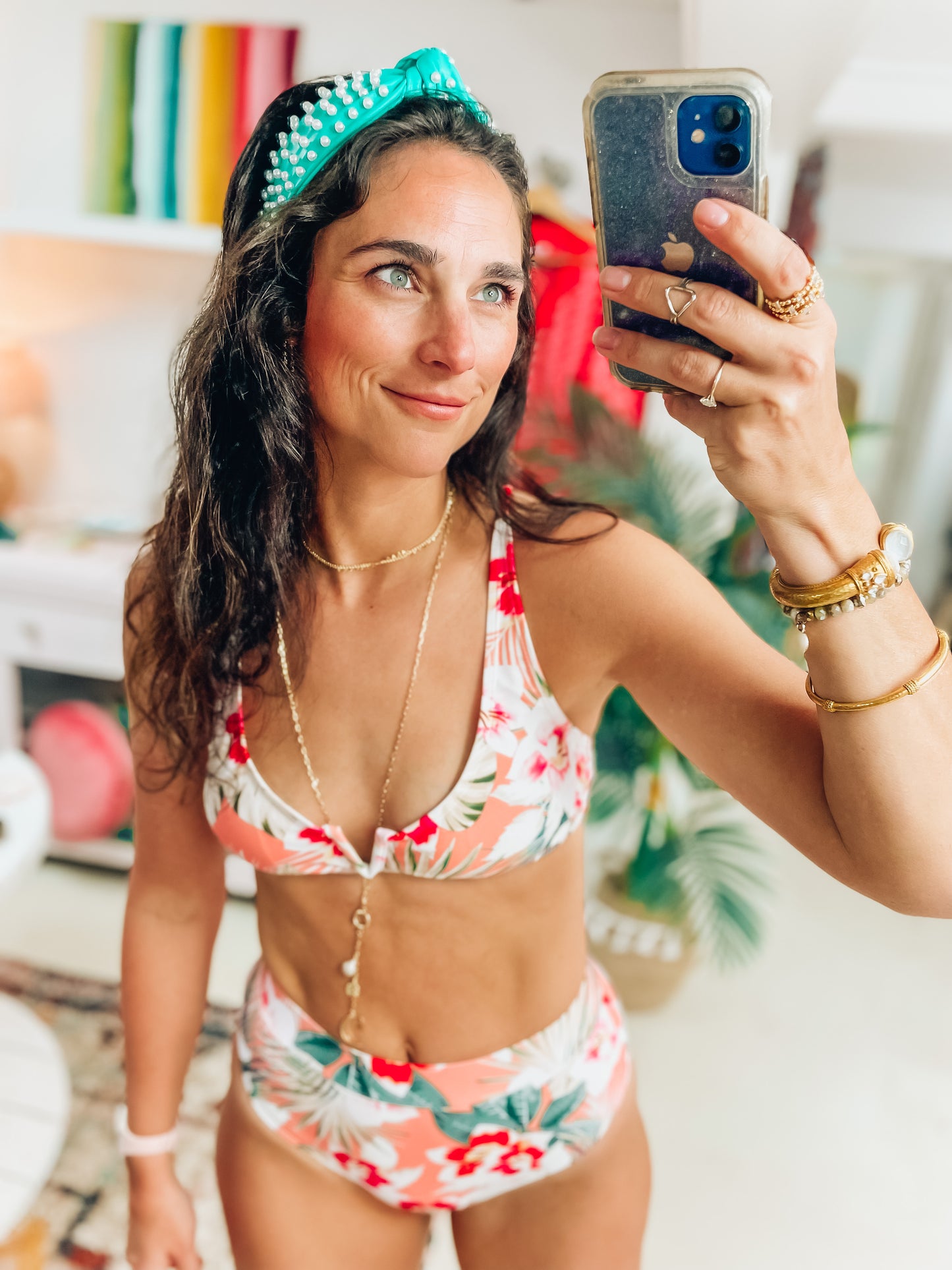 Tropical Floral Swimsuit