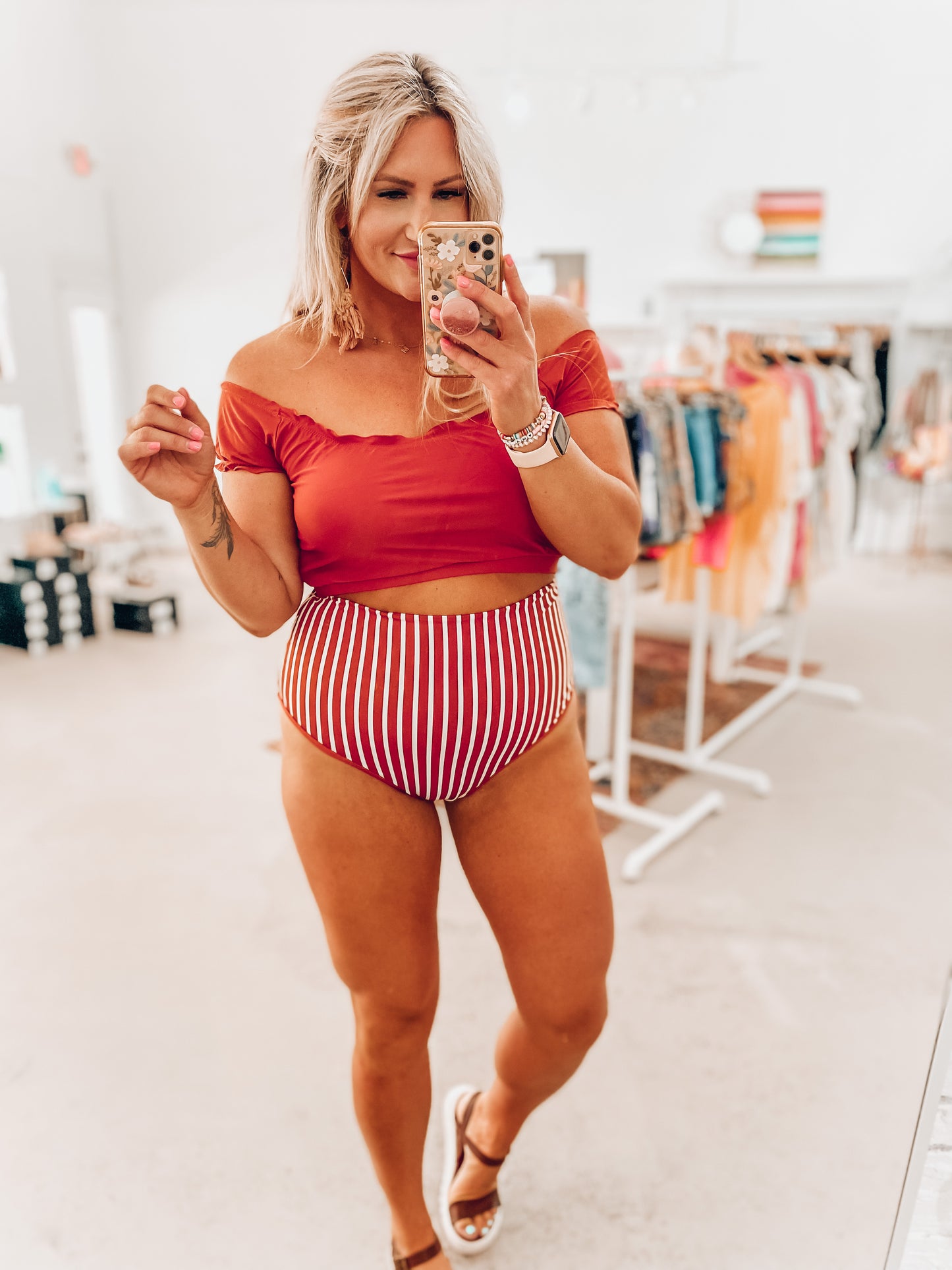 Sienna Solid Swim Top
