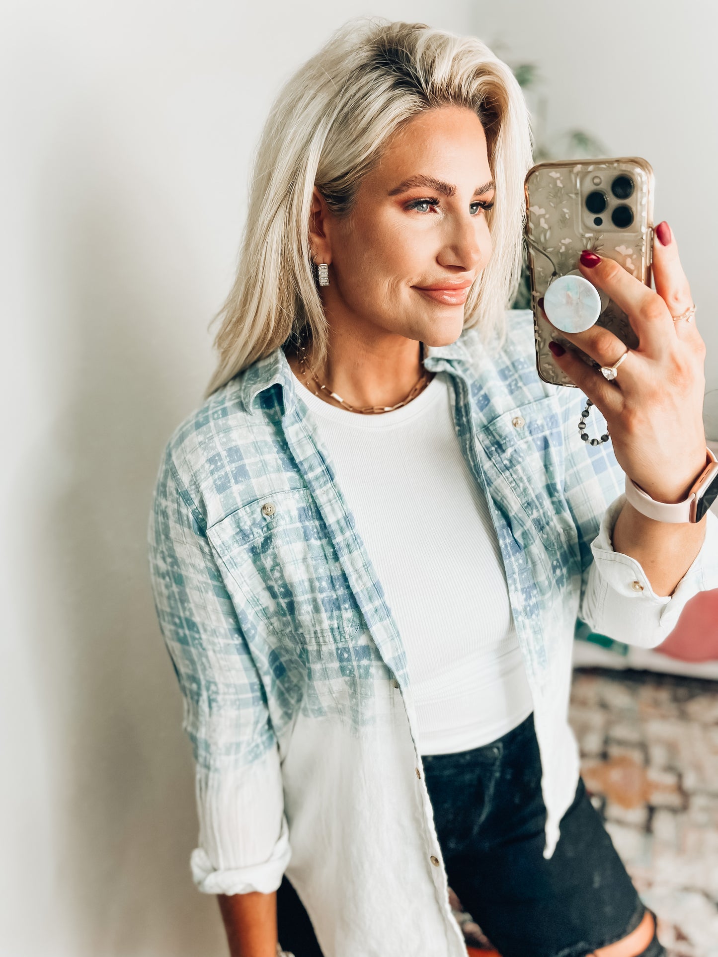 Blue Eyes Vintage Flannel - M/L