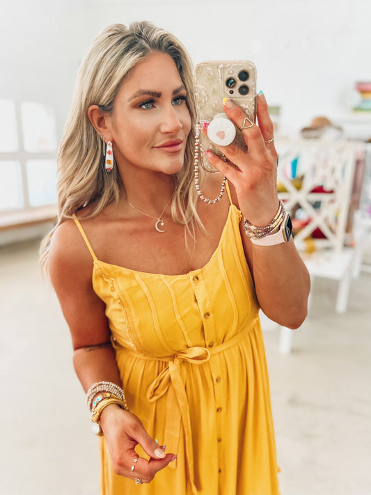 Honey Button Dress