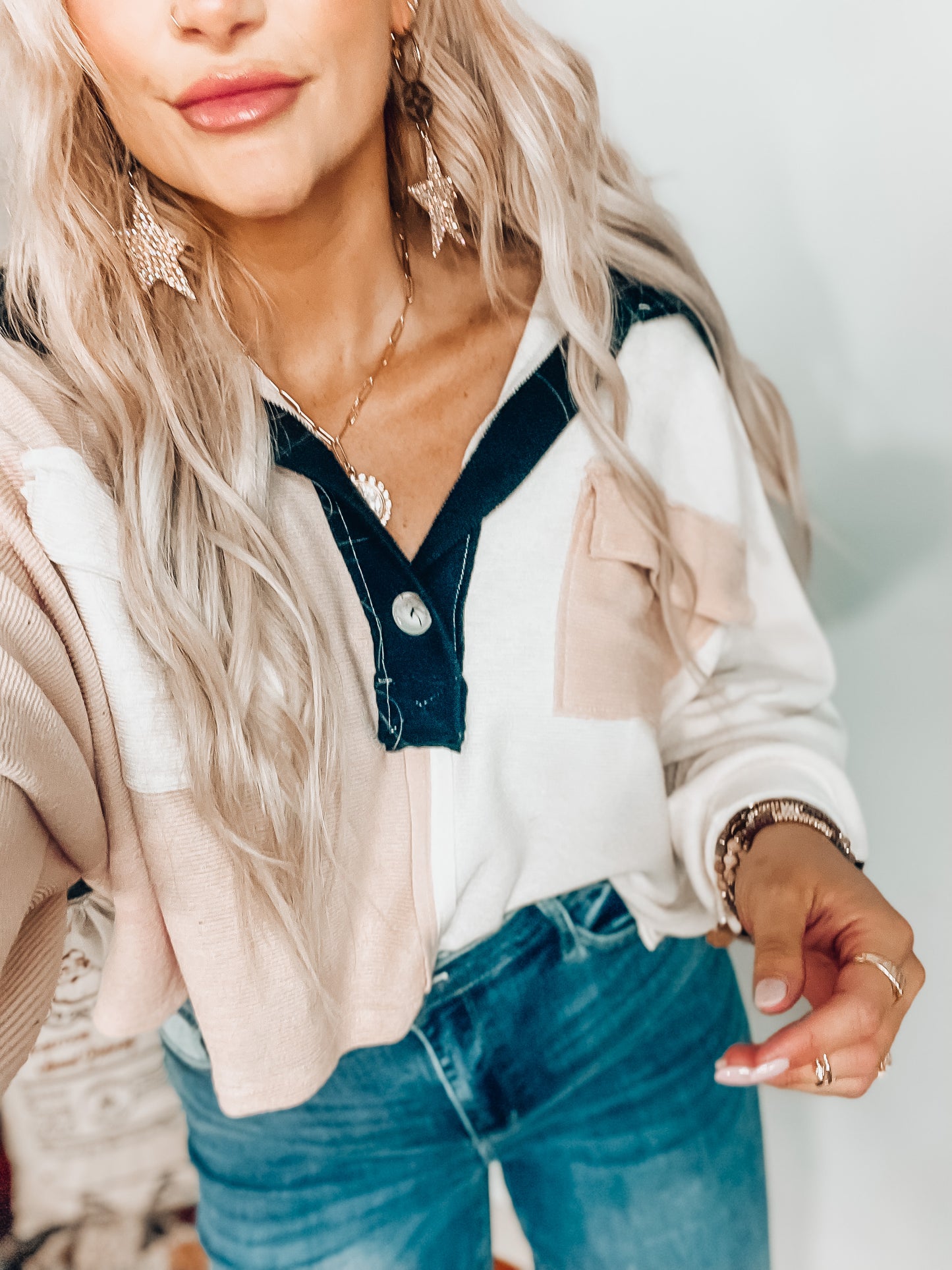Andi Color Block Top
