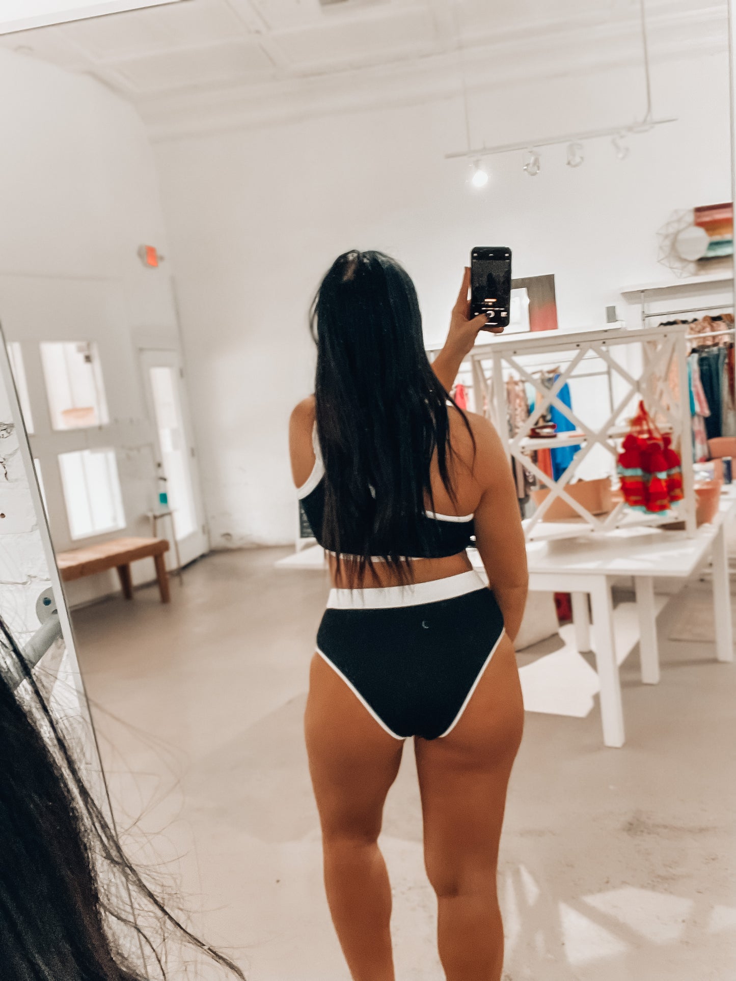 Taylie One Shoulder Swim Set