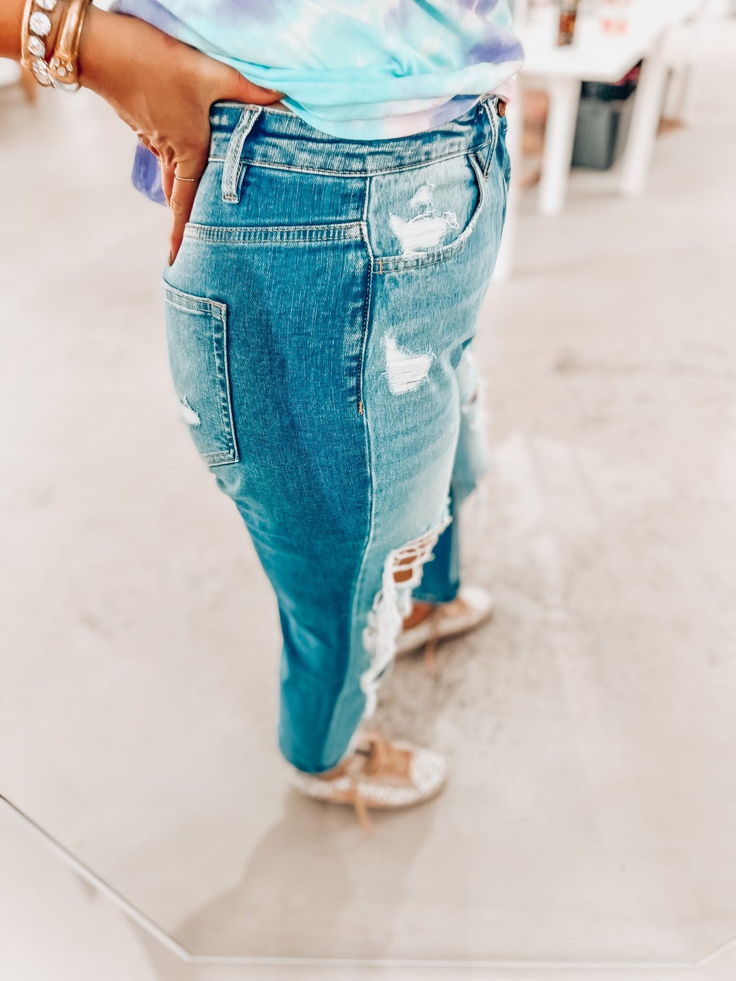 Alyssa 90's Vintage Straight Jeans