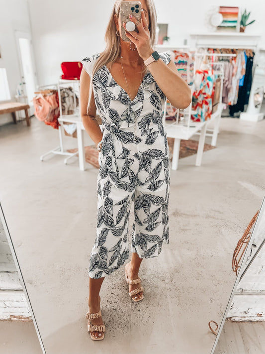Tropics Palm Jumpsuit