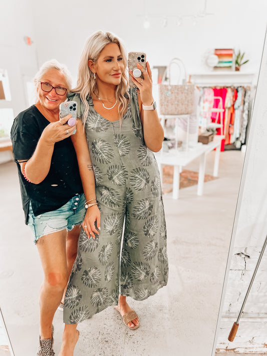 Rio Palm Jumpsuit