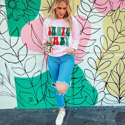 Santa Baby Crew Pullover