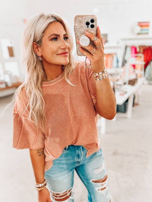 Myra Terry Knit Top