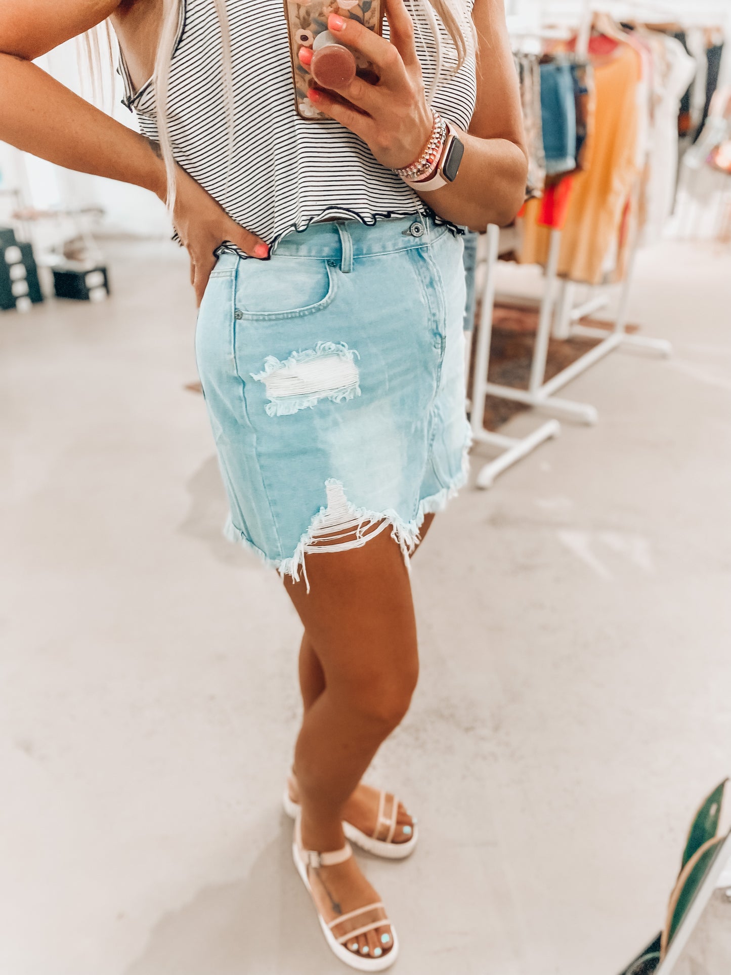 Harlee Denim Skirt