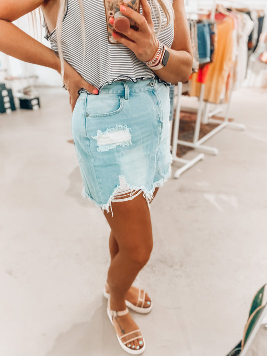 Harlee Denim Skirt