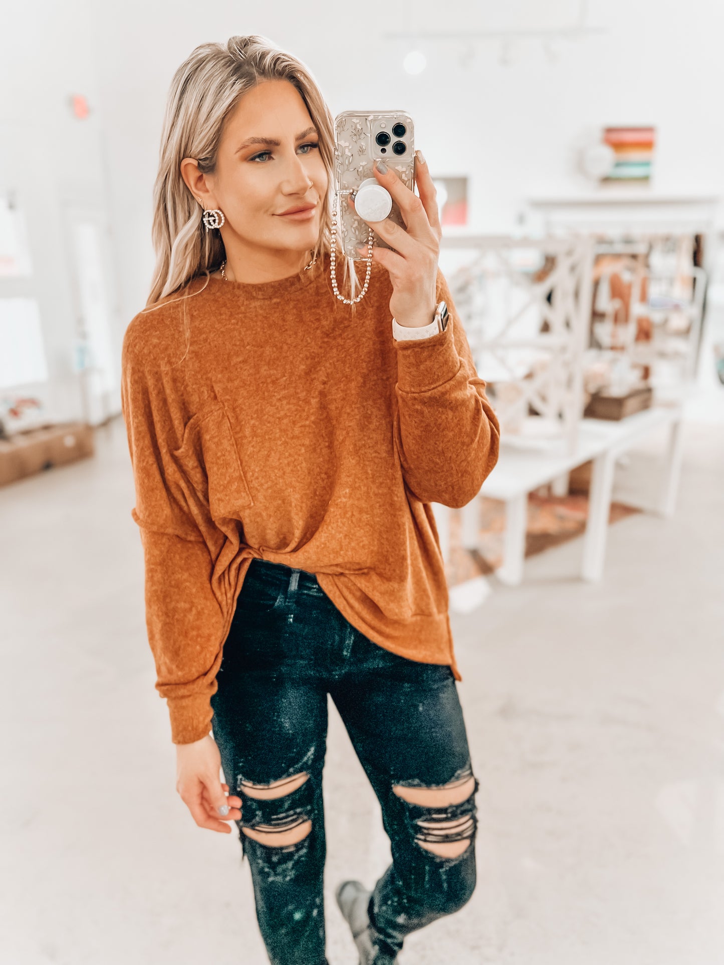 Jordyn Brushed Oversized Sweater - 2 COLORS!