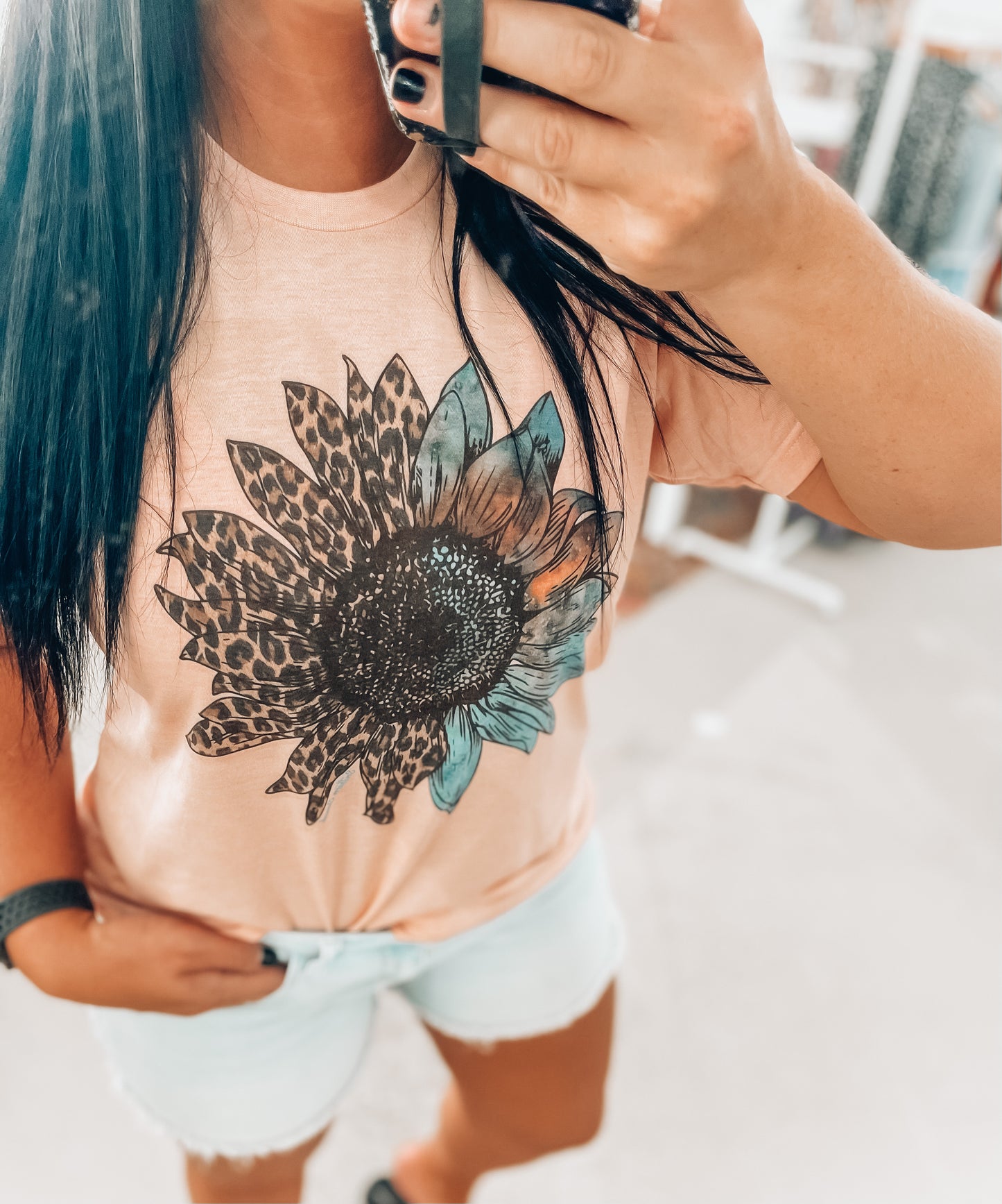Watercolor Sunflower Tee