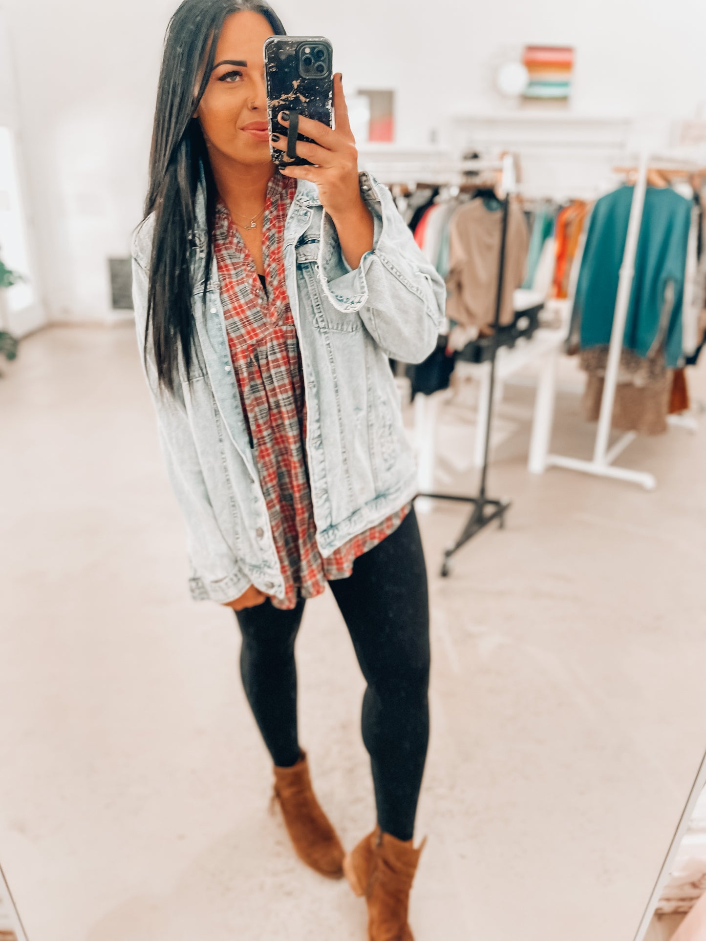 Charlie Plaid Tunic