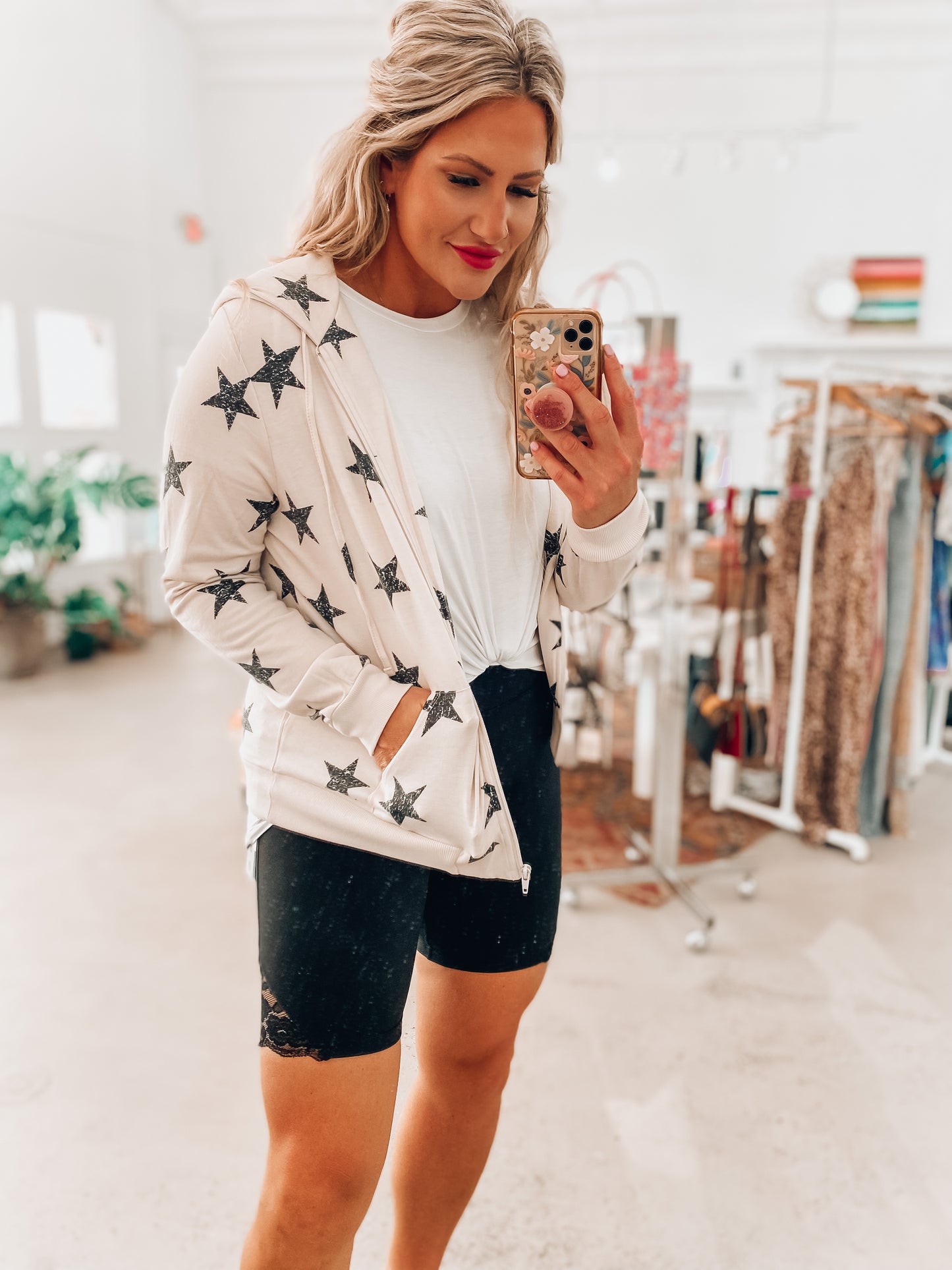 Leah Lace Biker Shorts