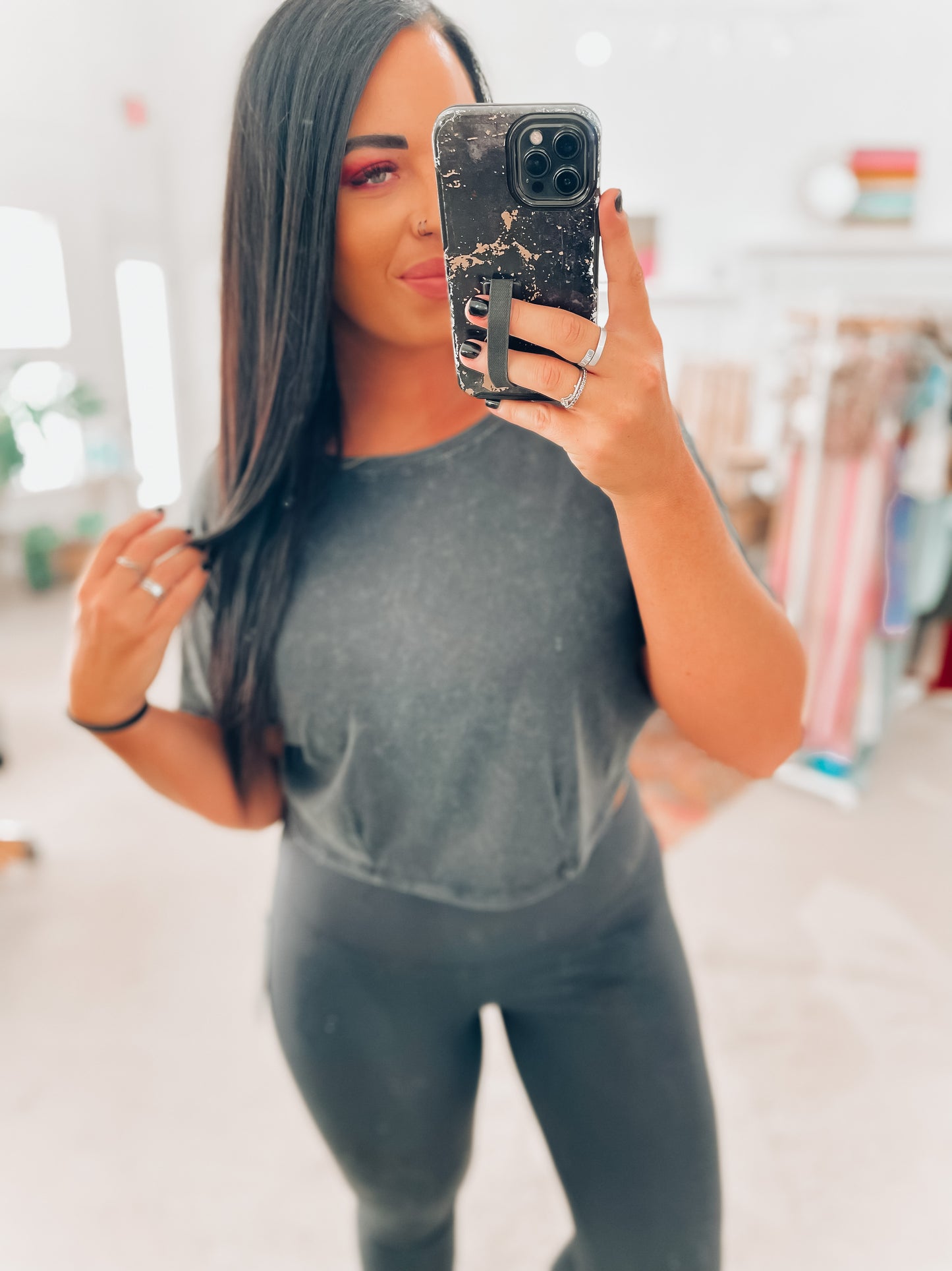 Jazzi Mesh Crop Top