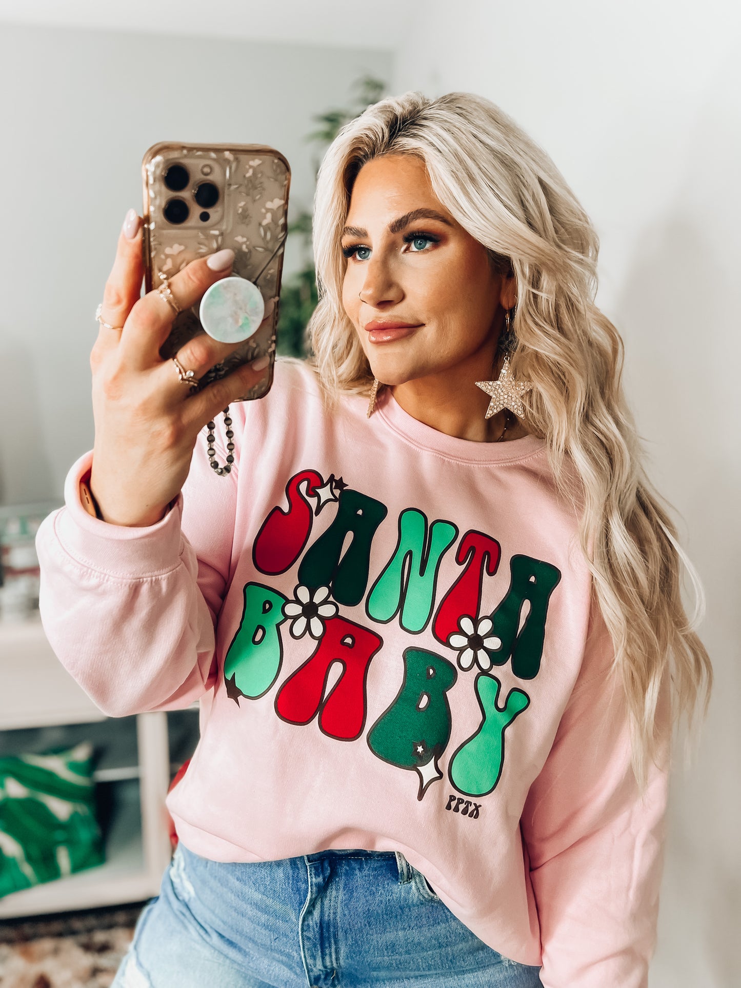 Santa Baby Crew Pullover
