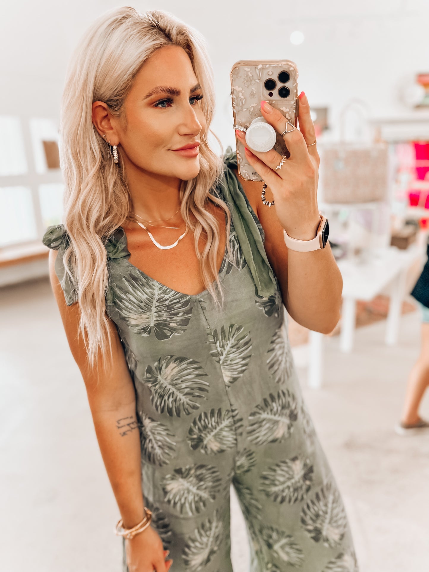 Rio Palm Jumpsuit