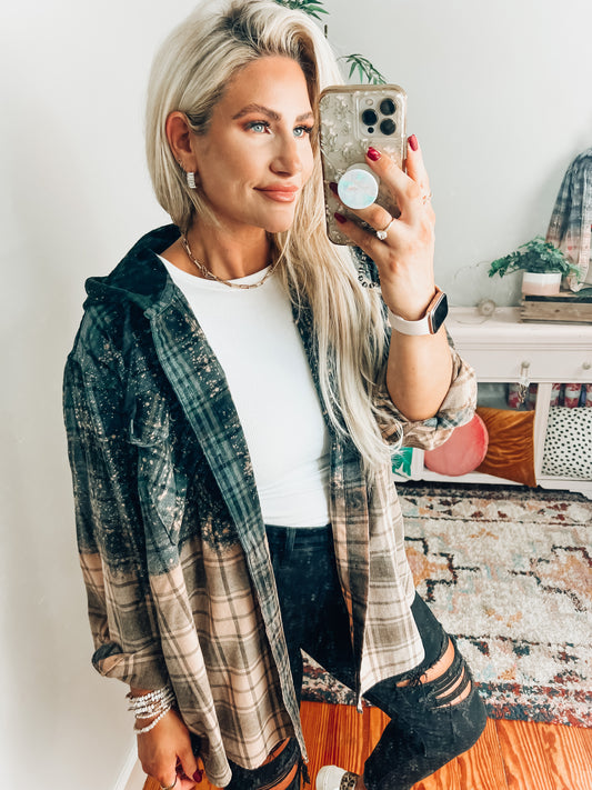 Harlow Hooded Flannel