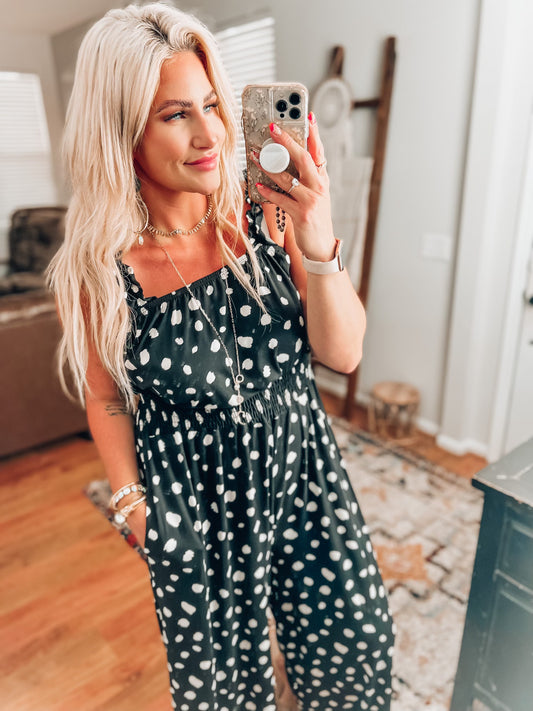 Polly Spotted Jumpsuit