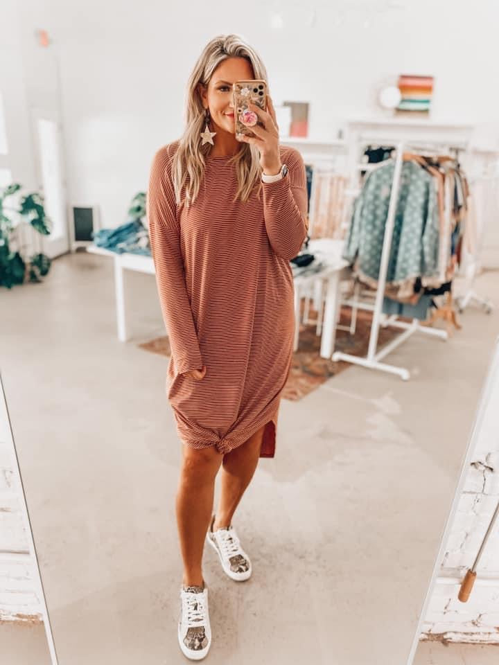 Monroe Striped Dress