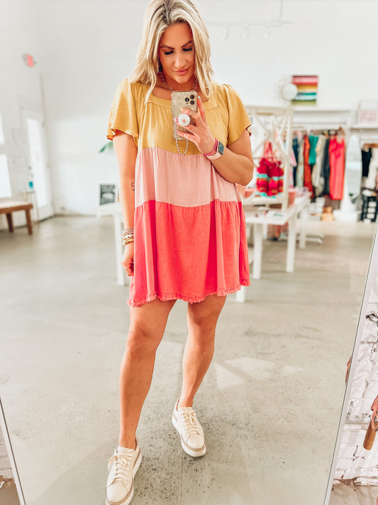 Hazel Colorblock Dress