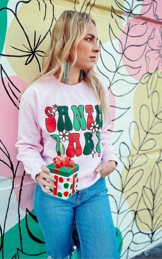 Santa Baby Crew Pullover
