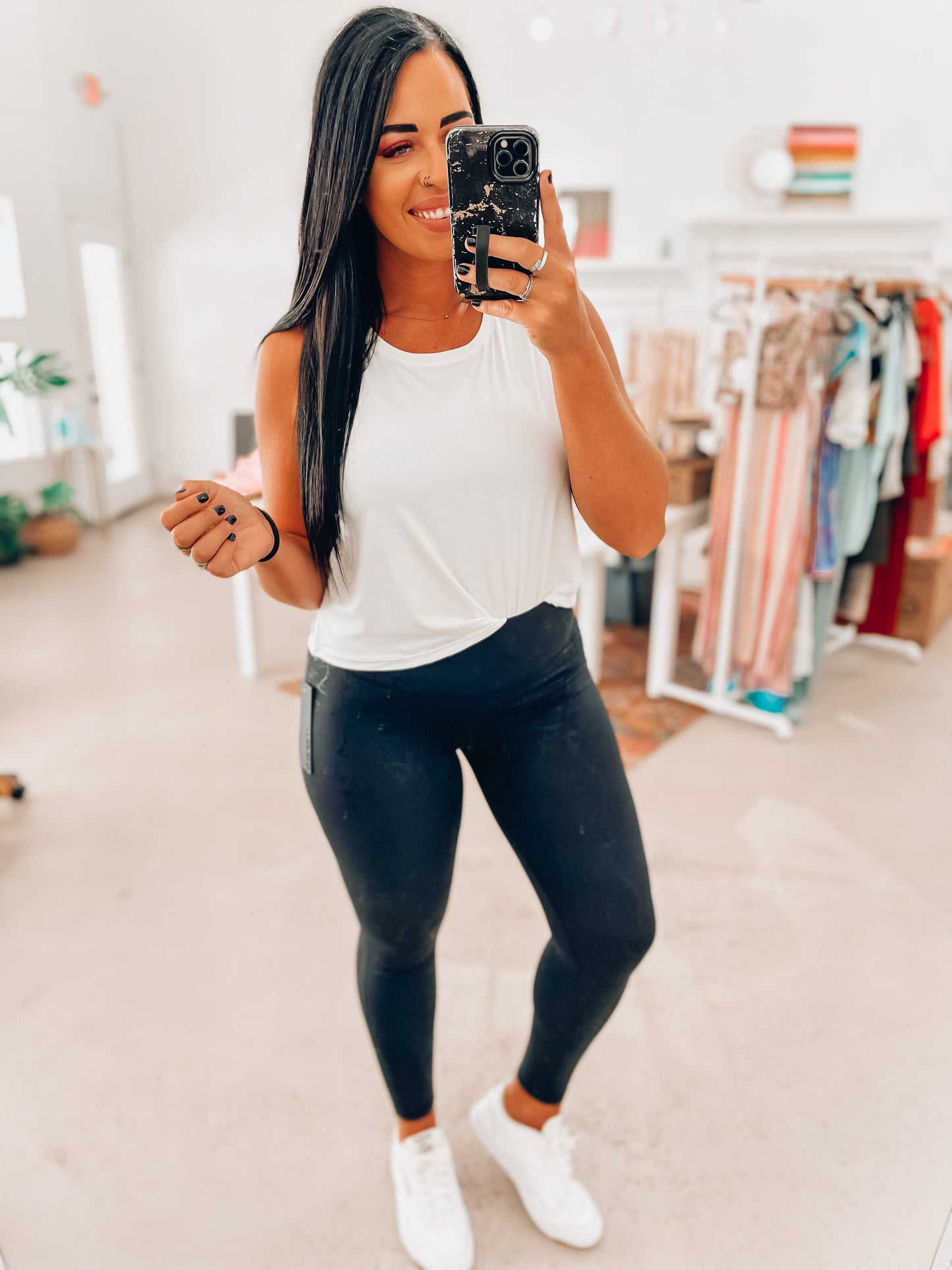 Zalina Racerback Crop Top