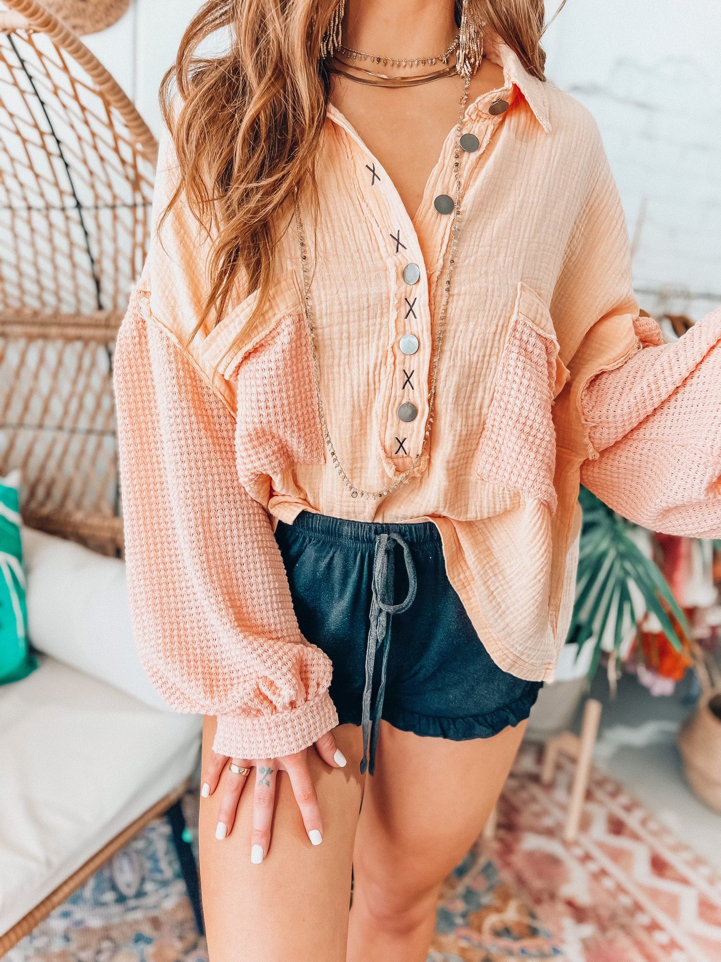 Polly Peach Top