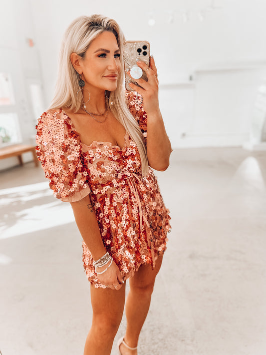 Colby Rose Gold Dress