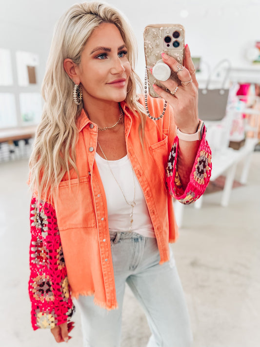 Emma Crochet Jacket