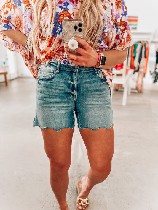 Judy Blue Bandana Shorts