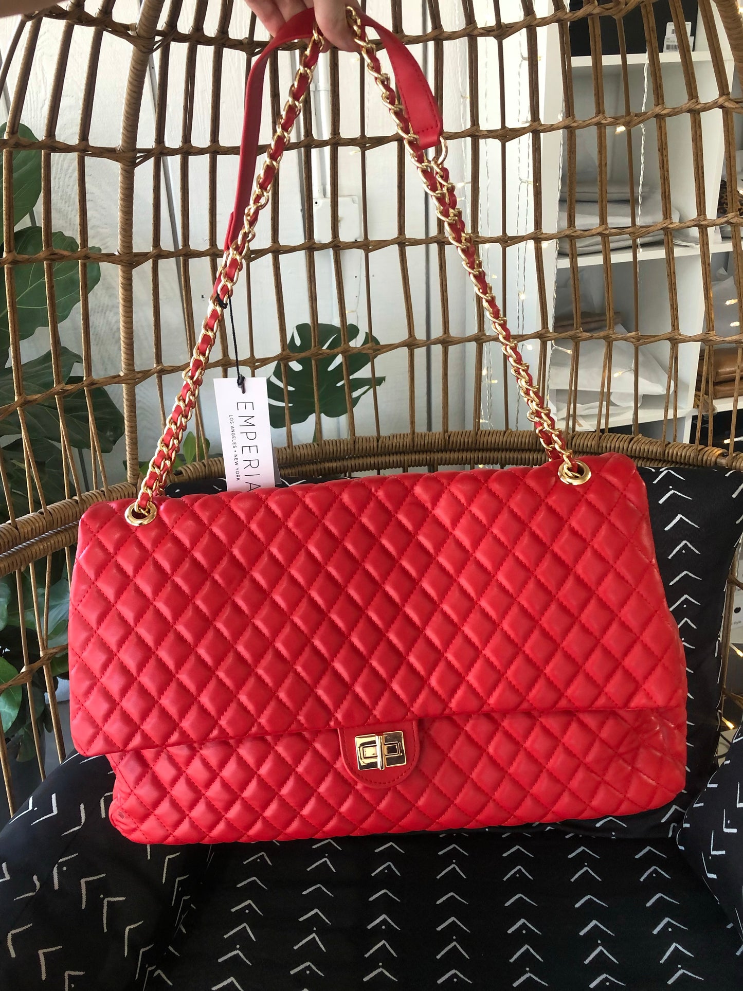 The Annette Handbag- Red