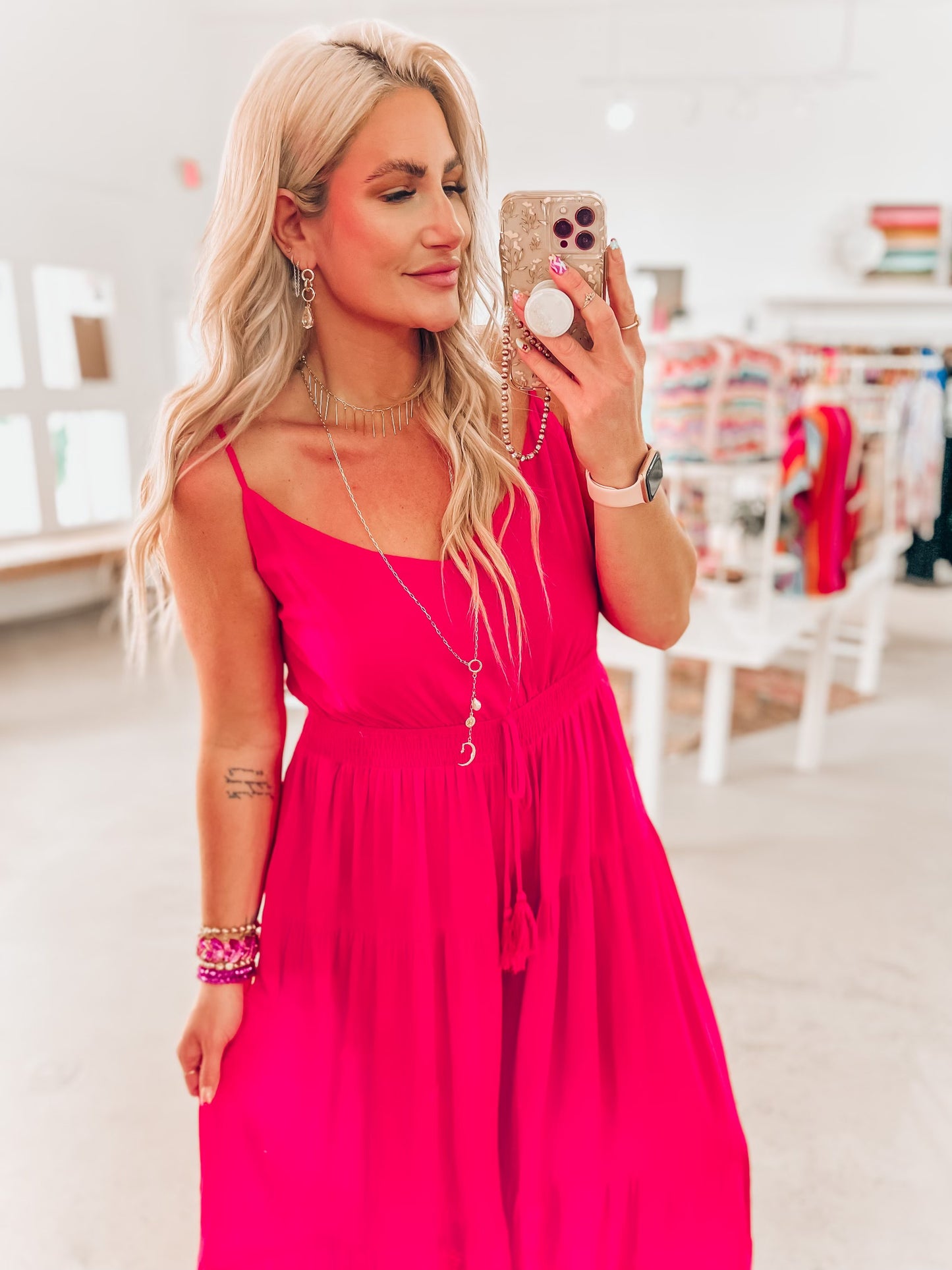 Portia Pink Jumpsuit