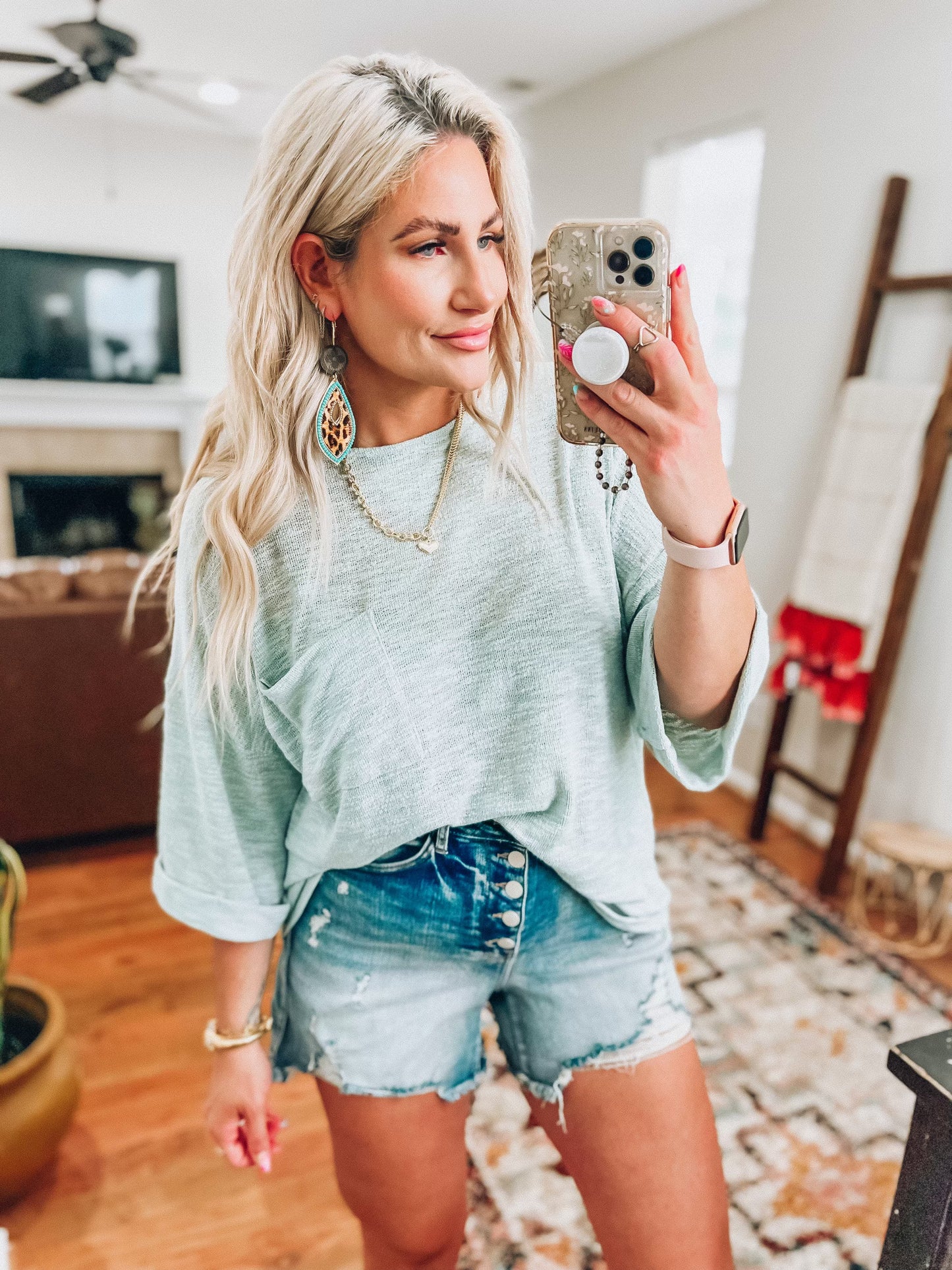 Polly Sage Top