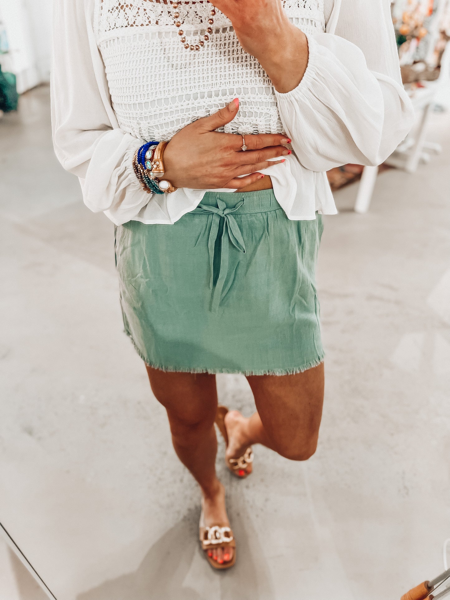 Tillie Linen Skirt