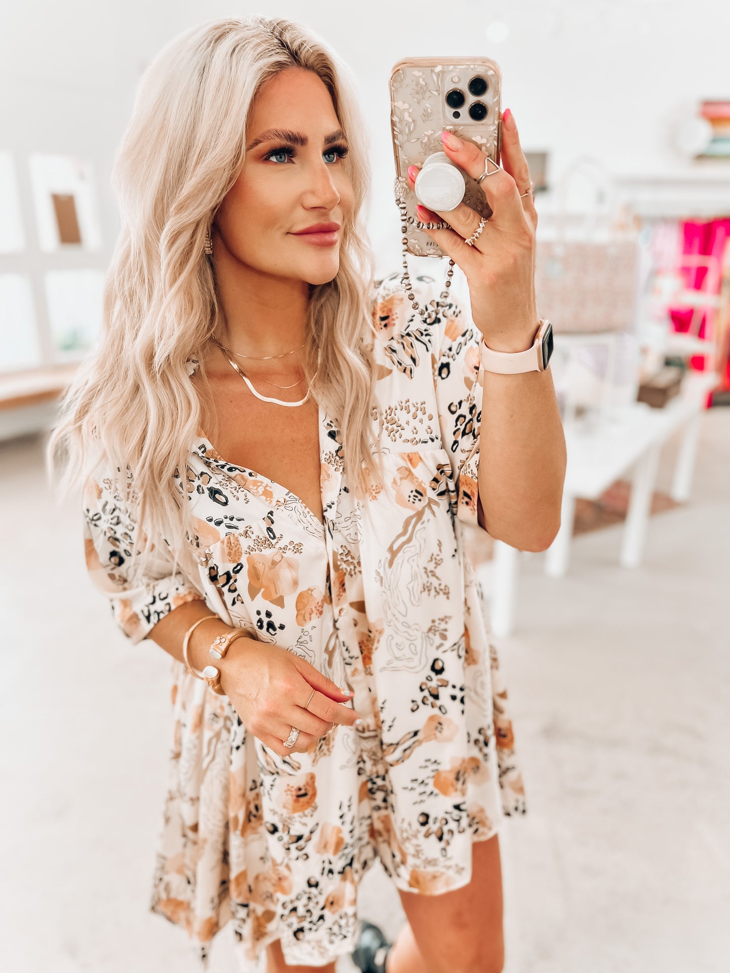 Zoey Button Dress