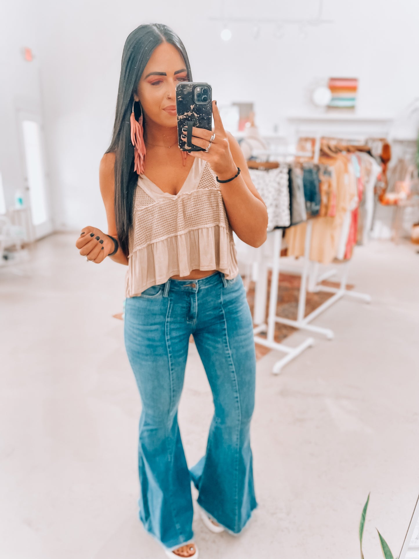 Whitney Boho Knit Tank