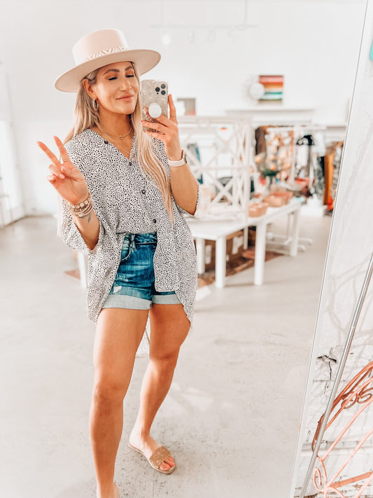 Nala Button Top